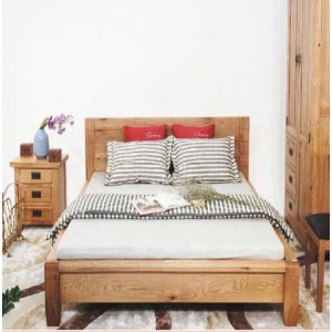 Rustic BR03 : Trọn Bộ Phòng Ngủ Gỗ Sồi - 03 Sản Phẩm